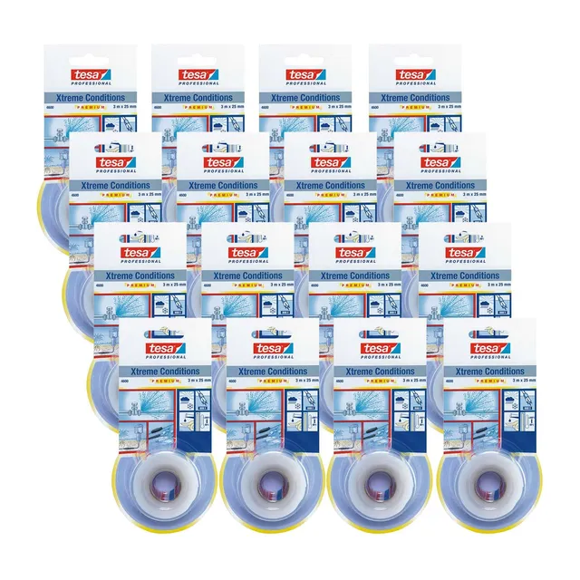 tesa-4600-xtreme-conditions-abdichtungsband-3-m-x-25-mm-farblos-16er-pack image 1