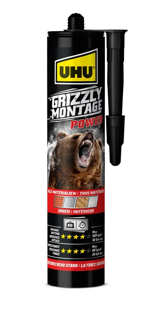 uhu-grizzly-montagekleber-power-kartusche image 1