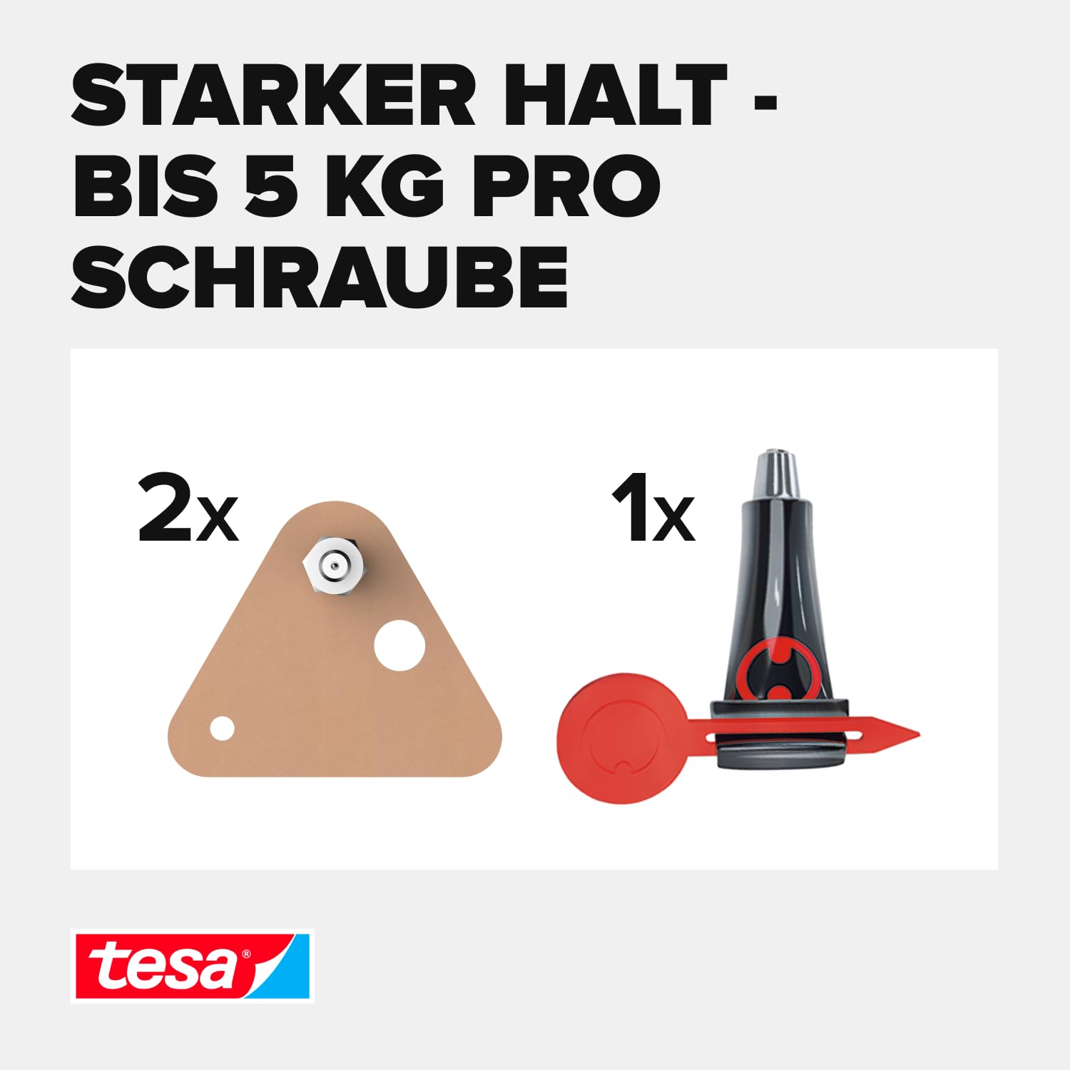 tesa-klebeschraube-f-r-mauerwerk-stein-dreieckig-5-kg-2-st-ck image 3