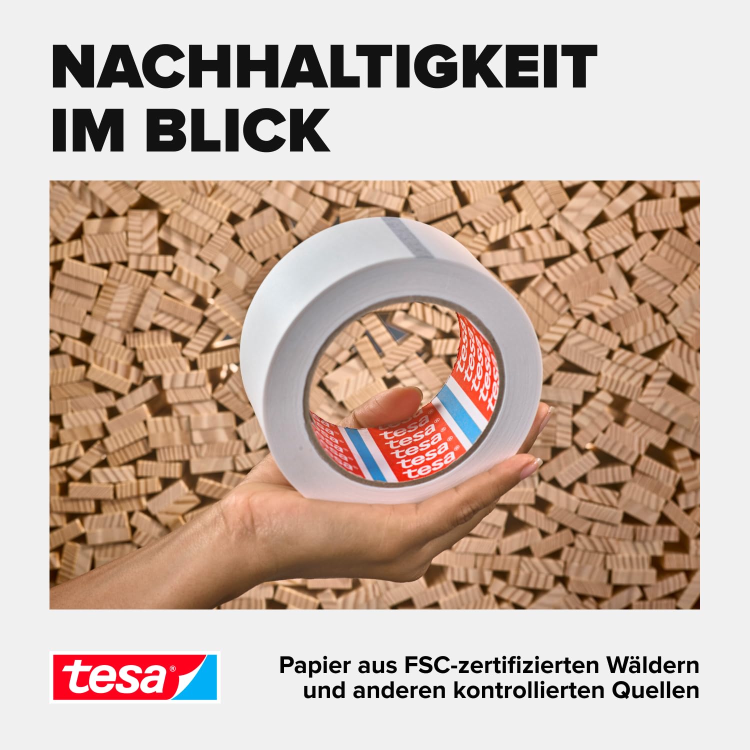 tesa-tesapack-4313-papierklebeband-6-rollen-wei-6-x-50-m-x-50-mm image 6