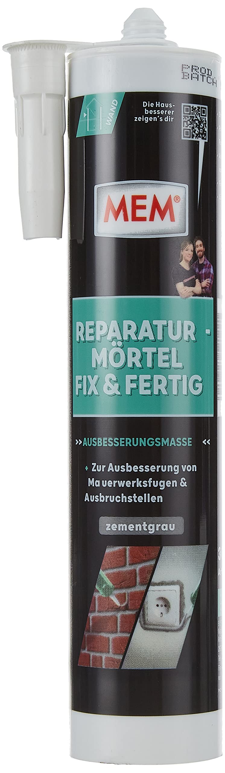 mem-reparatur-m-rtel-fix-fertig-300-ml-kartusche-zementgrau image 1