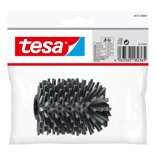 tesa-ersatz-toilettenb-rstenkopf-9-4-x-7-1-x-7-4-cm-dunkelgrau image 1