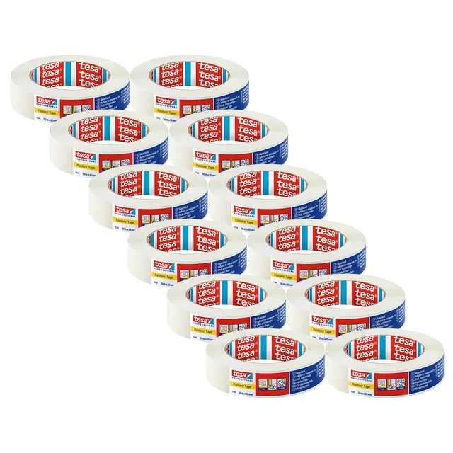 tesakrepp-4348-standard-malerband-hellbeige-50-m-x-25-mm-12er-pack image 1
