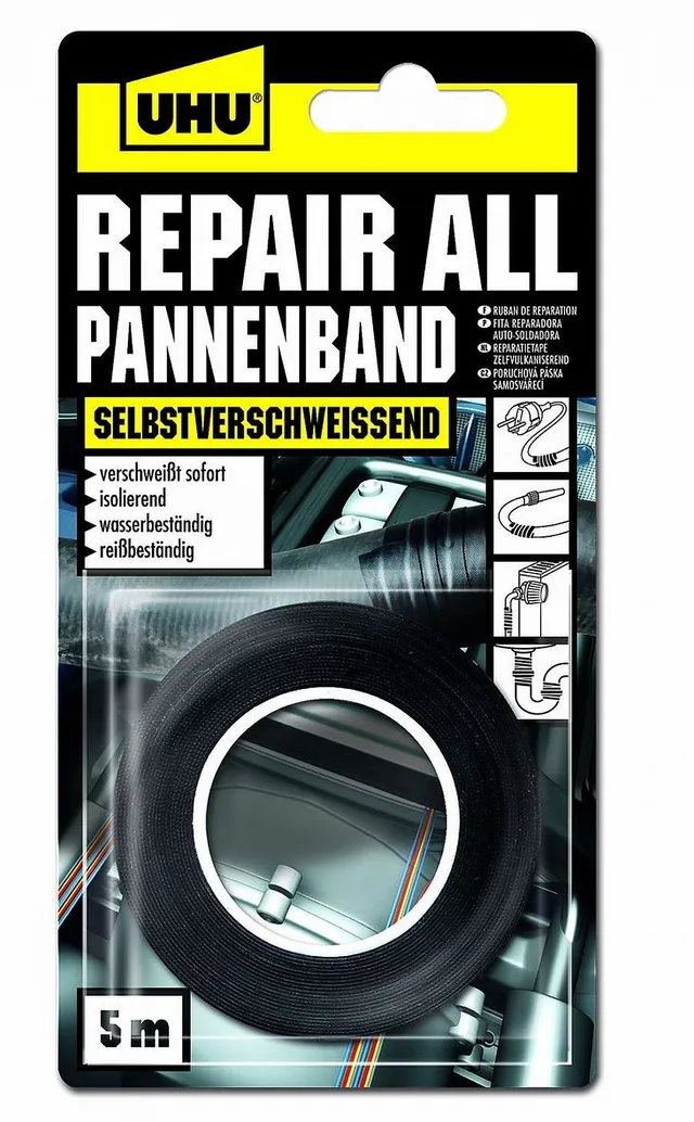 uhu-repair-all-pannenband-selbstverschwei-end-schwarz-5-m-x-19-mm image 1