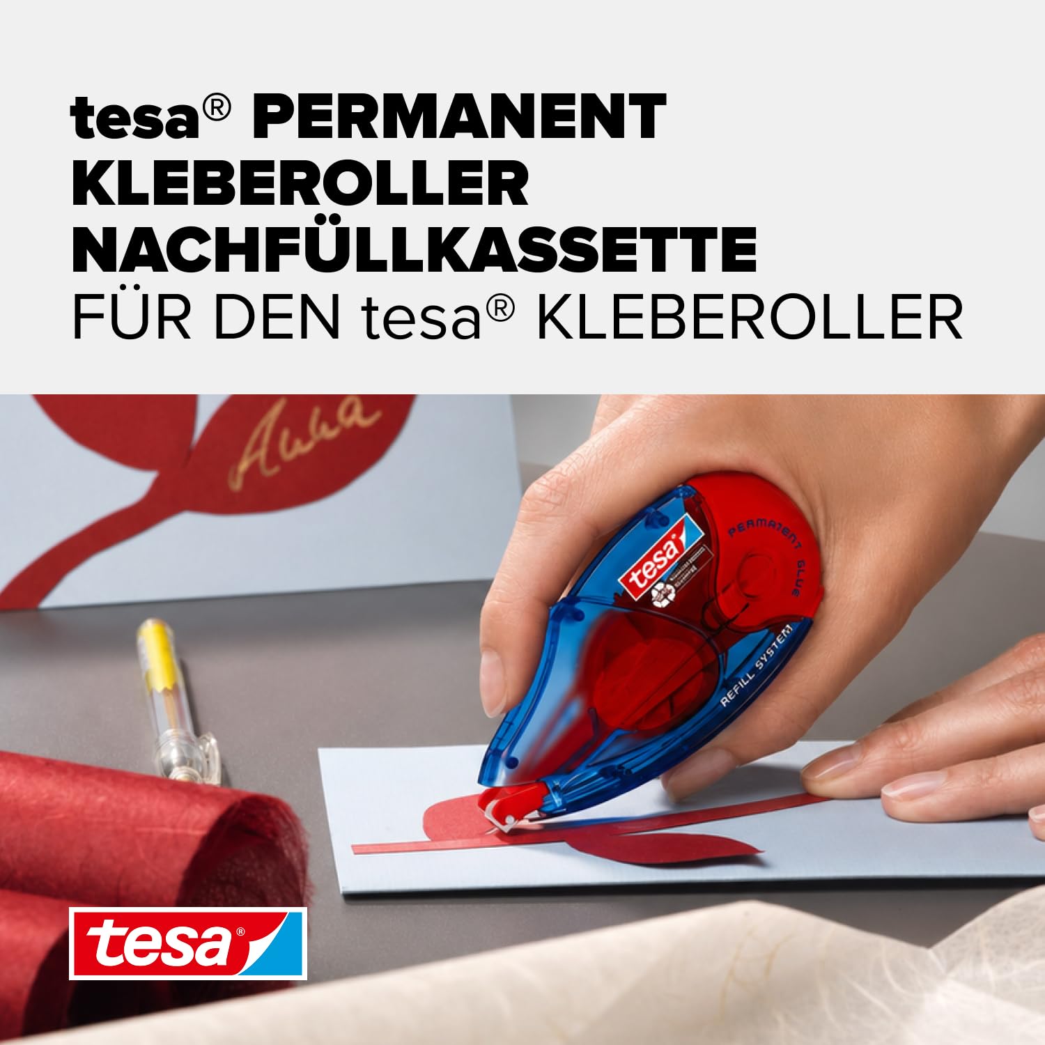 tesa-glue-roller-permanent-nachf-llkassette-14-m-x-8-4-mm image 2