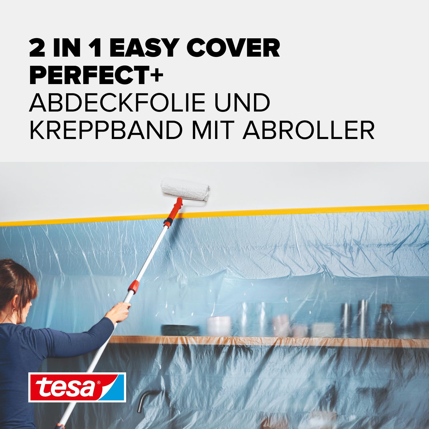 tesa-easy-cover-perfect-dispenser-xl-2in1-malerfolie-mit-washi-krepp-33-m-x-0-55 image 2