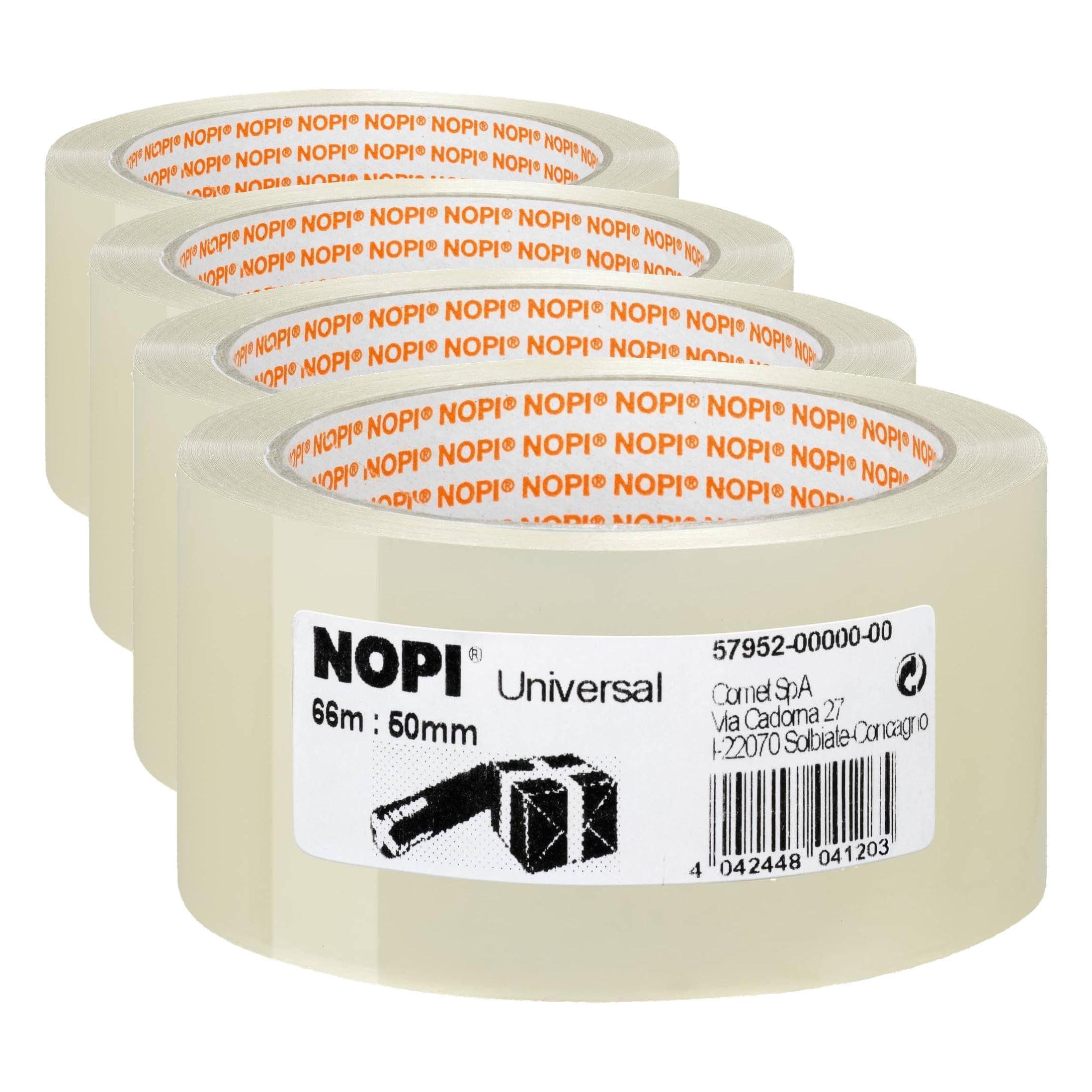 tesa-nopi-universal-paketklebeband-transparent-66-m-x-50-mm-1-rolle image 2