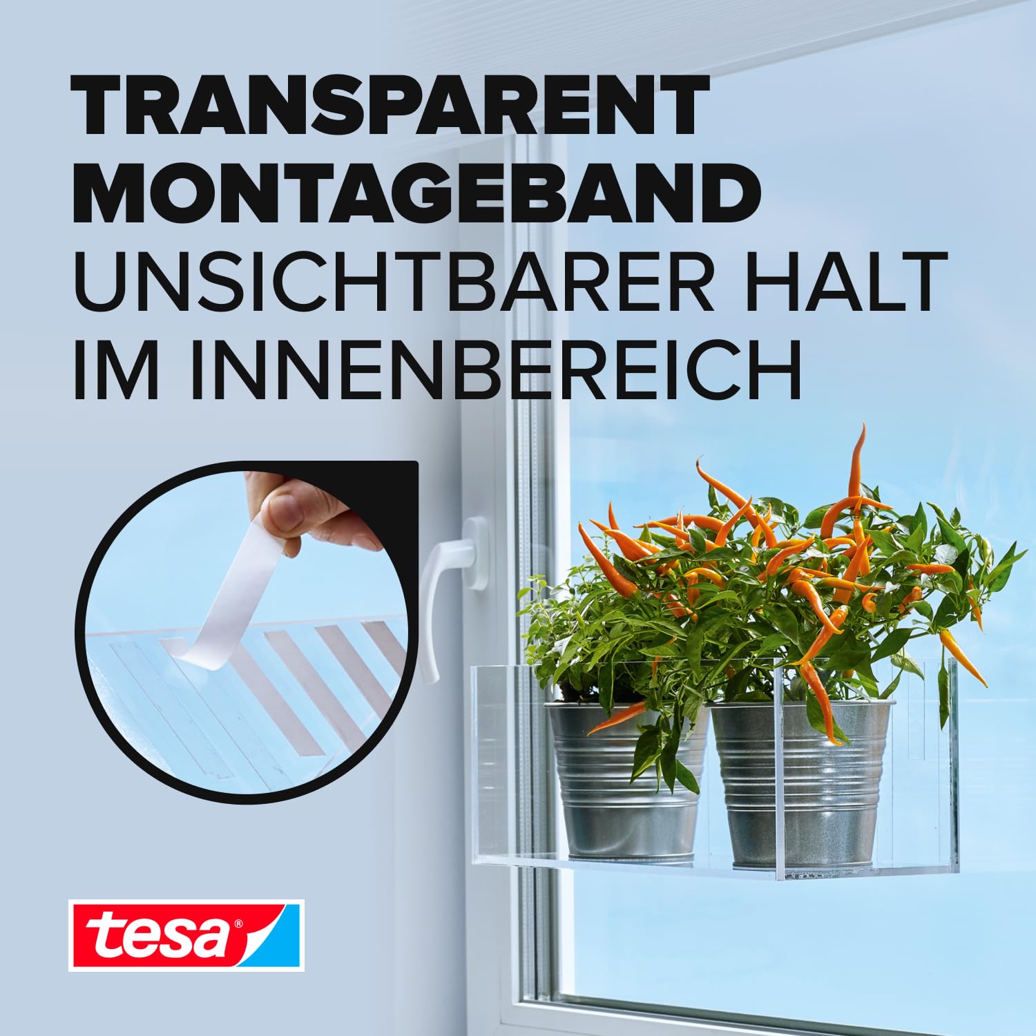 tesa-powerbond-montageband-transparent-5-m-x-19-mm image 2