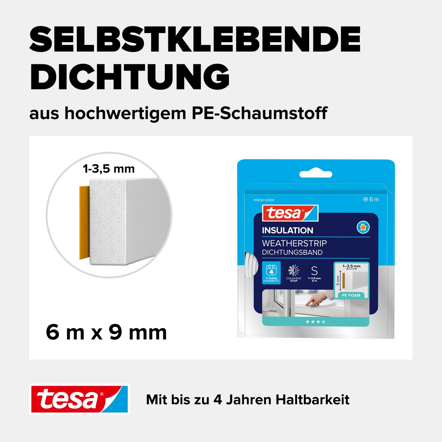 tesa-insulation-dichtungsband-s-selbstklebend-6-m-x-9-mm-x-4-mm-wei-6 image 4