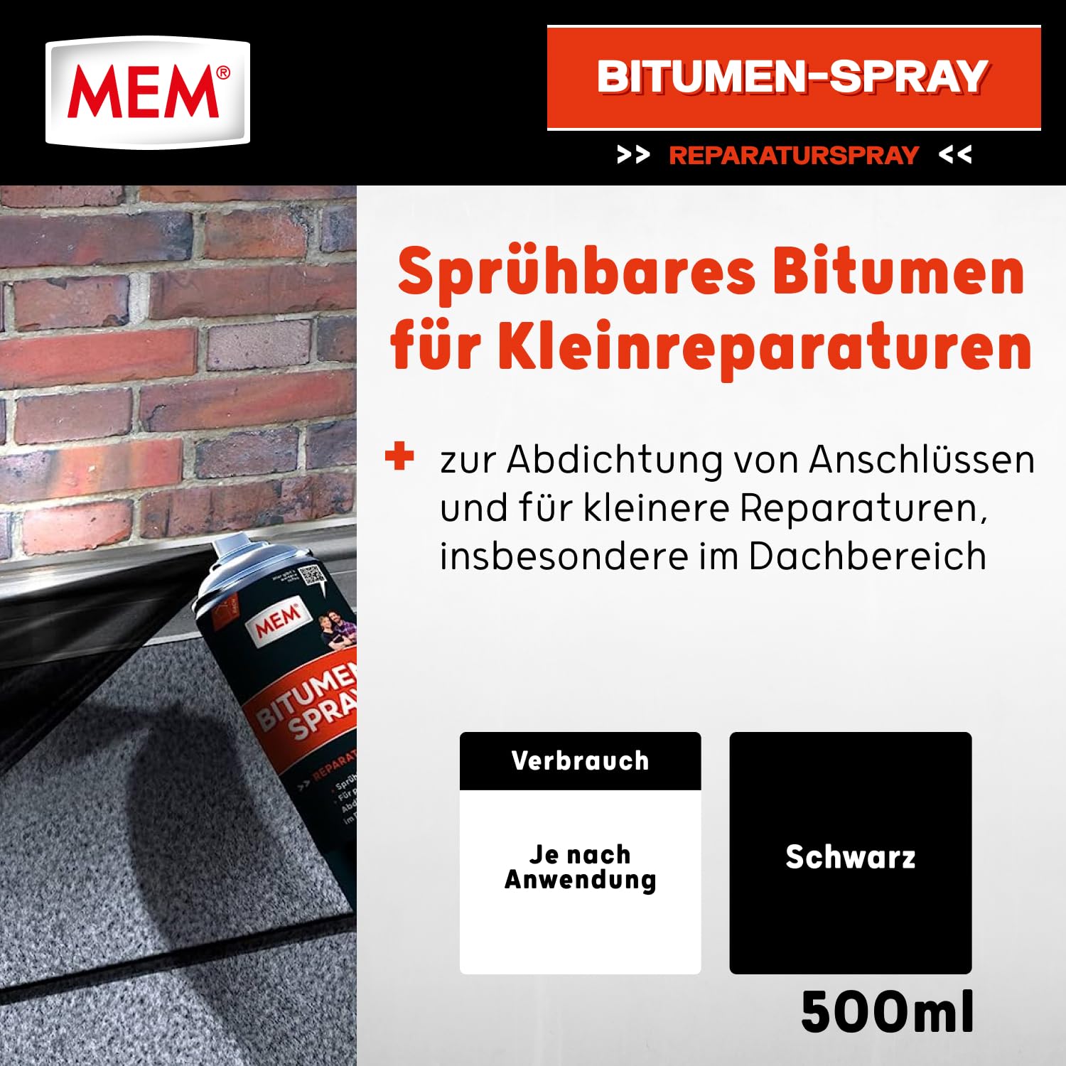 mem-bitumen-spray-500-ml-schwarz-spr-hbare-abdichtung-f-r-dach-und-anschluss image 2