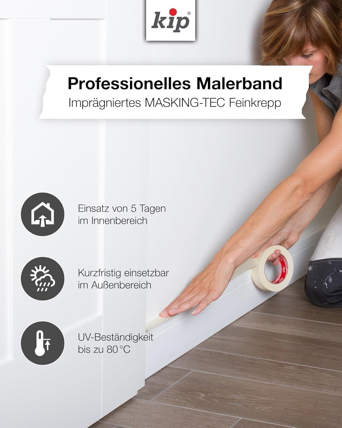 kip-maler-kreppband-5-tage-36-mm-x-50-m-masking-tec-feinkrepp image 2