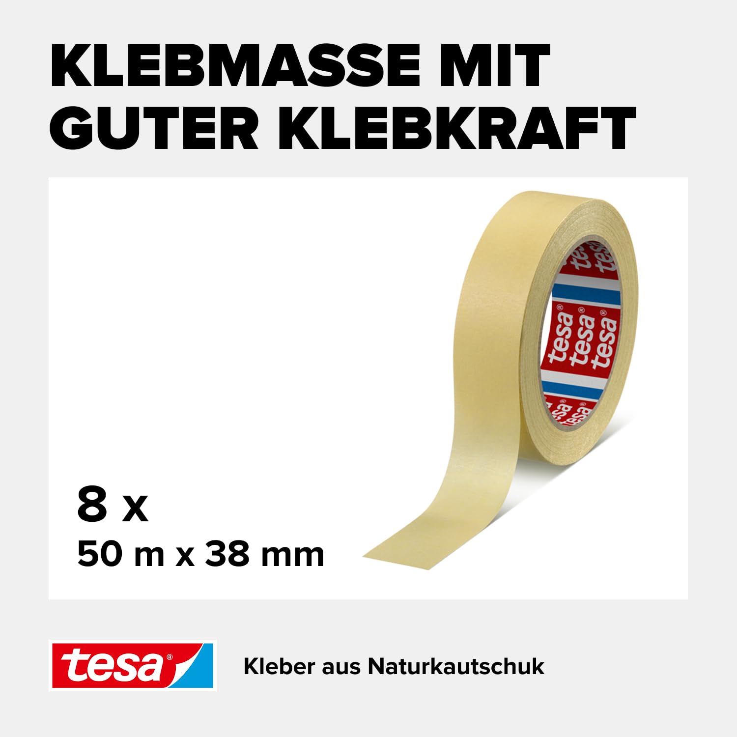 tesa-tesakrepp-4323-basic-malerband-50-m-x-38-mm-hellbeige-8er-pack image 3