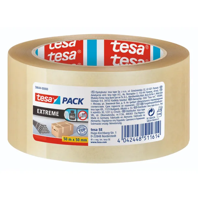 tesa-tesapack-ultra-strong-packband-transparent-50-m-x-50-mm image 1