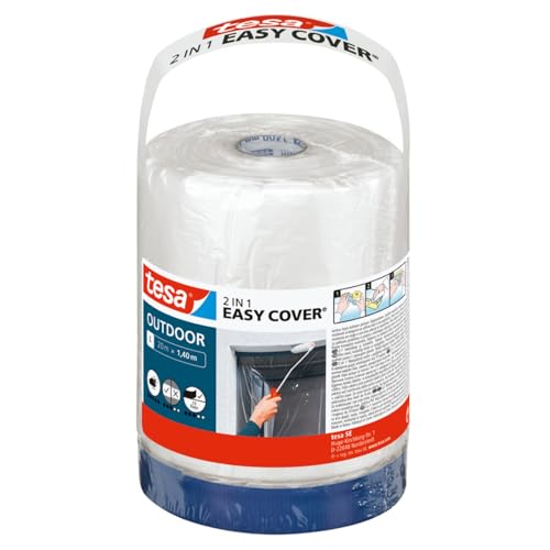 tesa-easy-cover-outdoor-l-malerfolie-mit-gewebeband-20-m-x-1-4-cm image 8