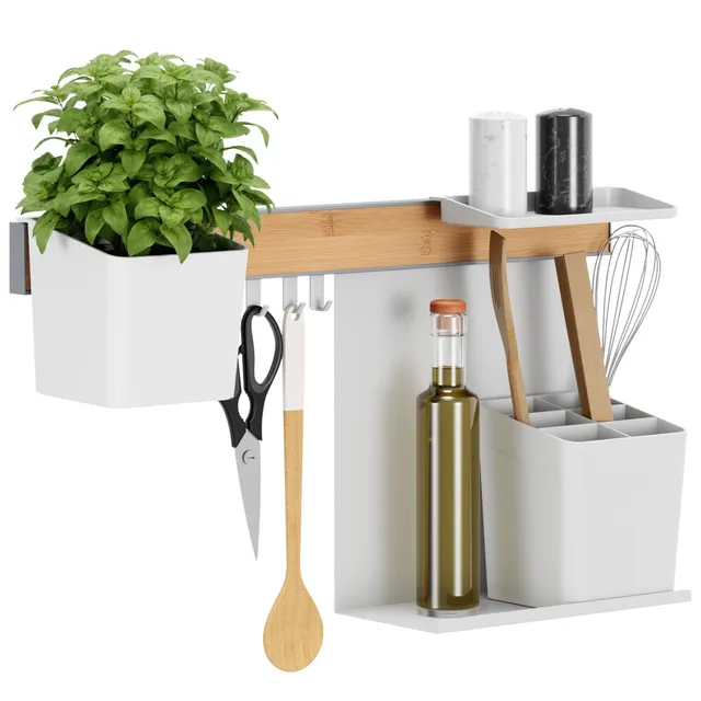 tesa-k-chen-organizer-kombi-set-m-selbstklebende-k-chenleiste-bambus-wei image 1