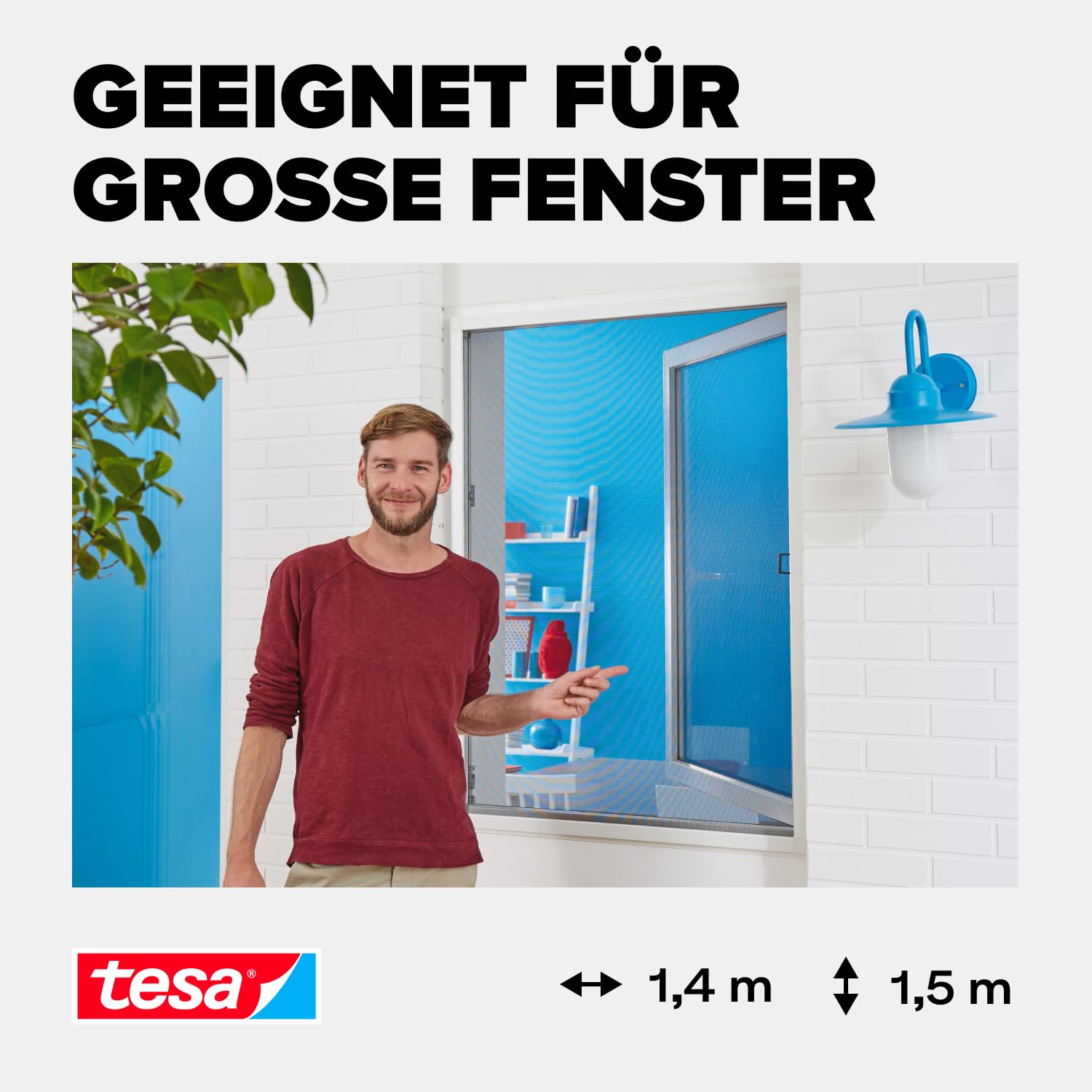 tesa-insect-stop-alu-comfort-fliegengitter-f-r-fenster-140-x-150-cm-aluminiumrah image 3
