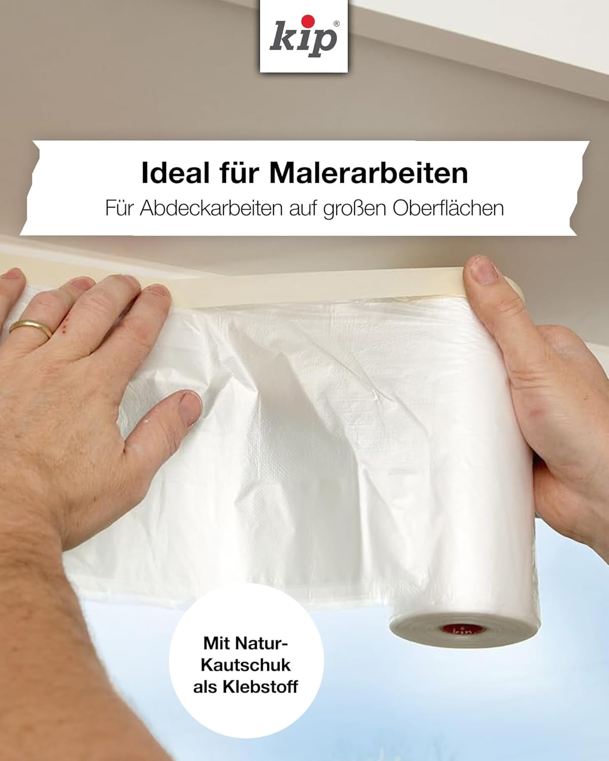 kip-tape-232-54-feinkrepp-masker-550-mm-x-33-m-abdeckfolie-mit-kreppband image 4