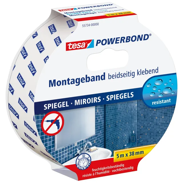 tesa-powerbond-mirror-montageband-5-m-x-38-mm-f-r-spiegel-bis-70x70-cm image 1