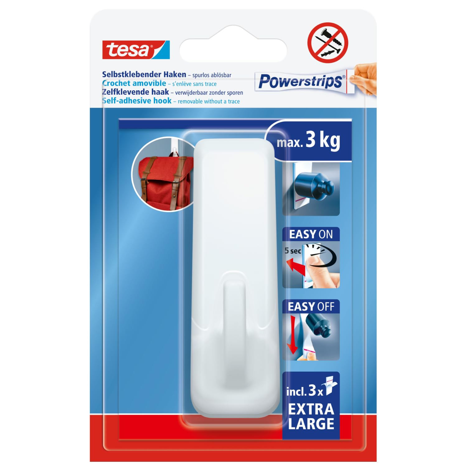 tesa-powerstrips-klebehaken-xl-oval-wei-bis-3-kg-ohne-bohren image 8