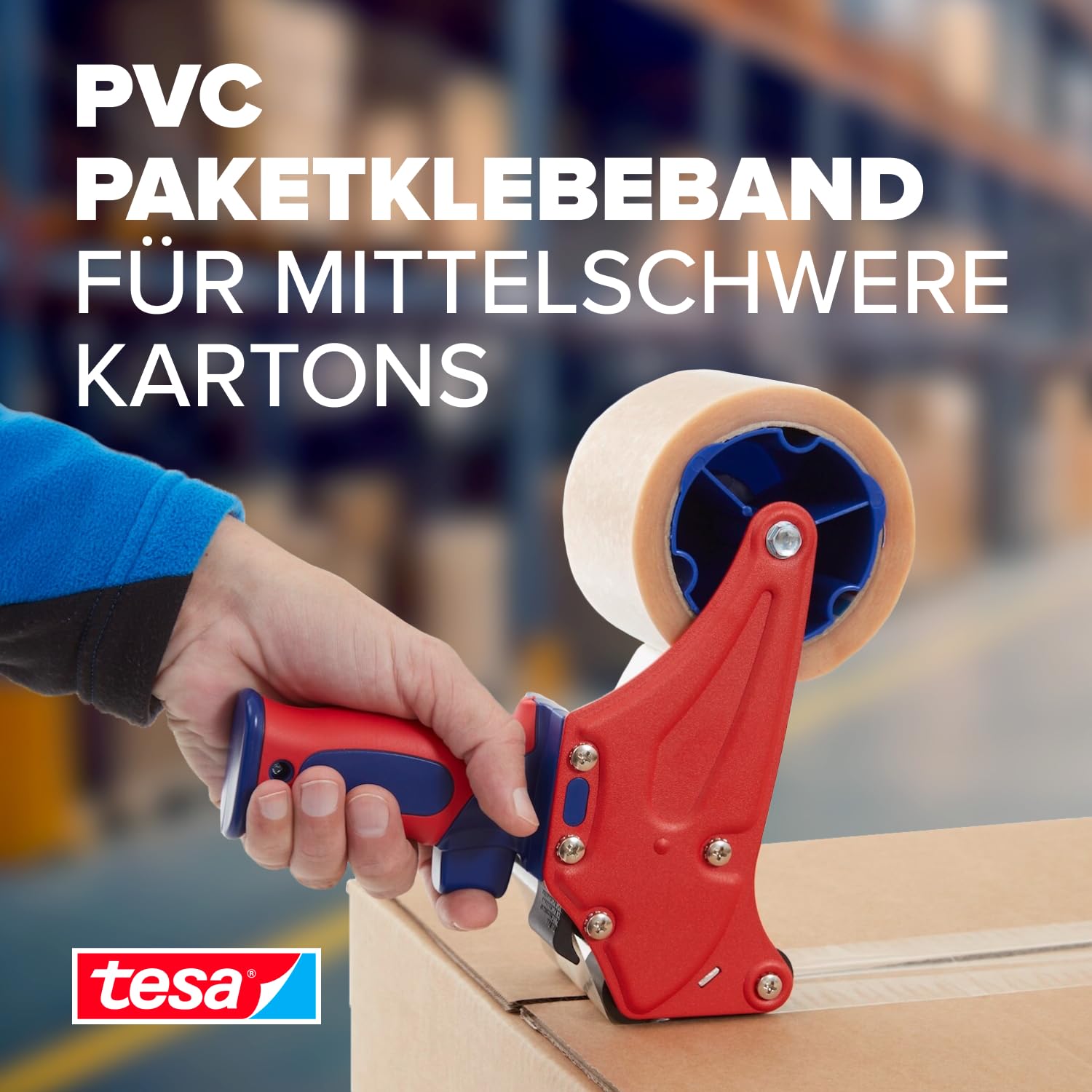 tesa-4120-pvc-paketklebeband-transparent-66-m-x-50-mm-1-rolle image 2
