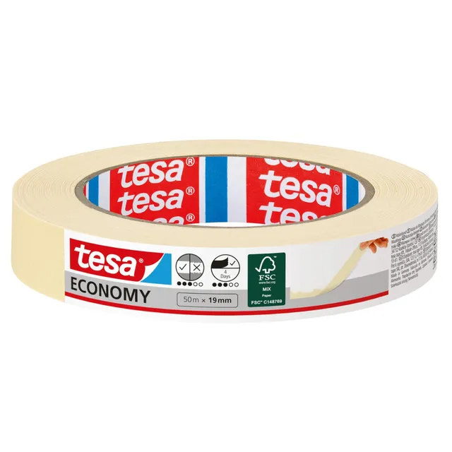 tesa-malerband-economy-hellbeige-50-m-x-19-mm image 1