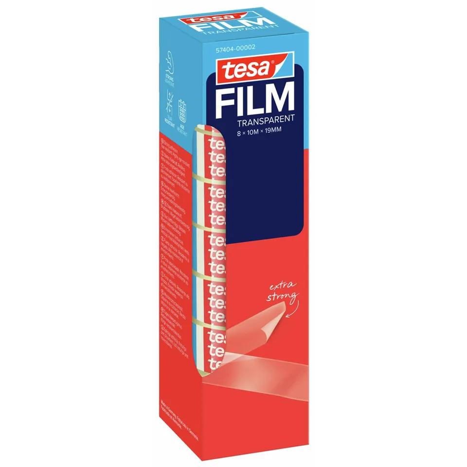 tesa-tesafilm-transparent-klebeband-8-rollen-10-m-x-19-mm image 1