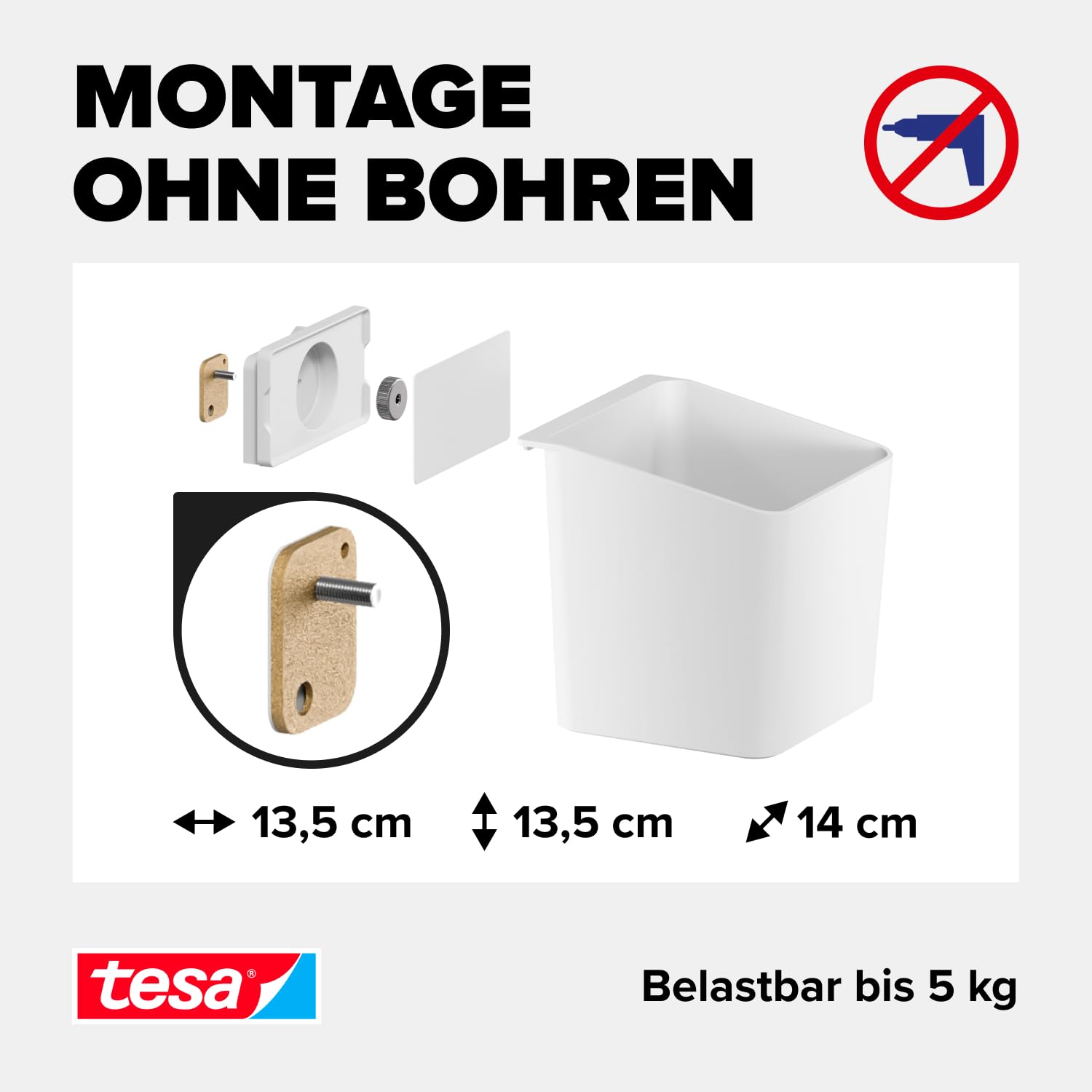 tesa-kr-utertopf-zum-kleben-wei-mit-adapter-wandmontage-ohne-bohren-f-r-k-che image 4