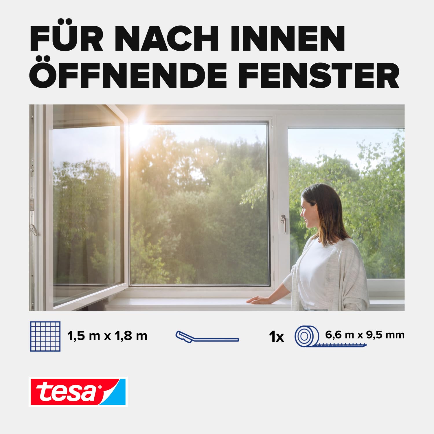 tesa-insect-stop-2-in-1-pollen-und-fliegengitter-premium-150-cm-x-180-cm-anthraz image 4