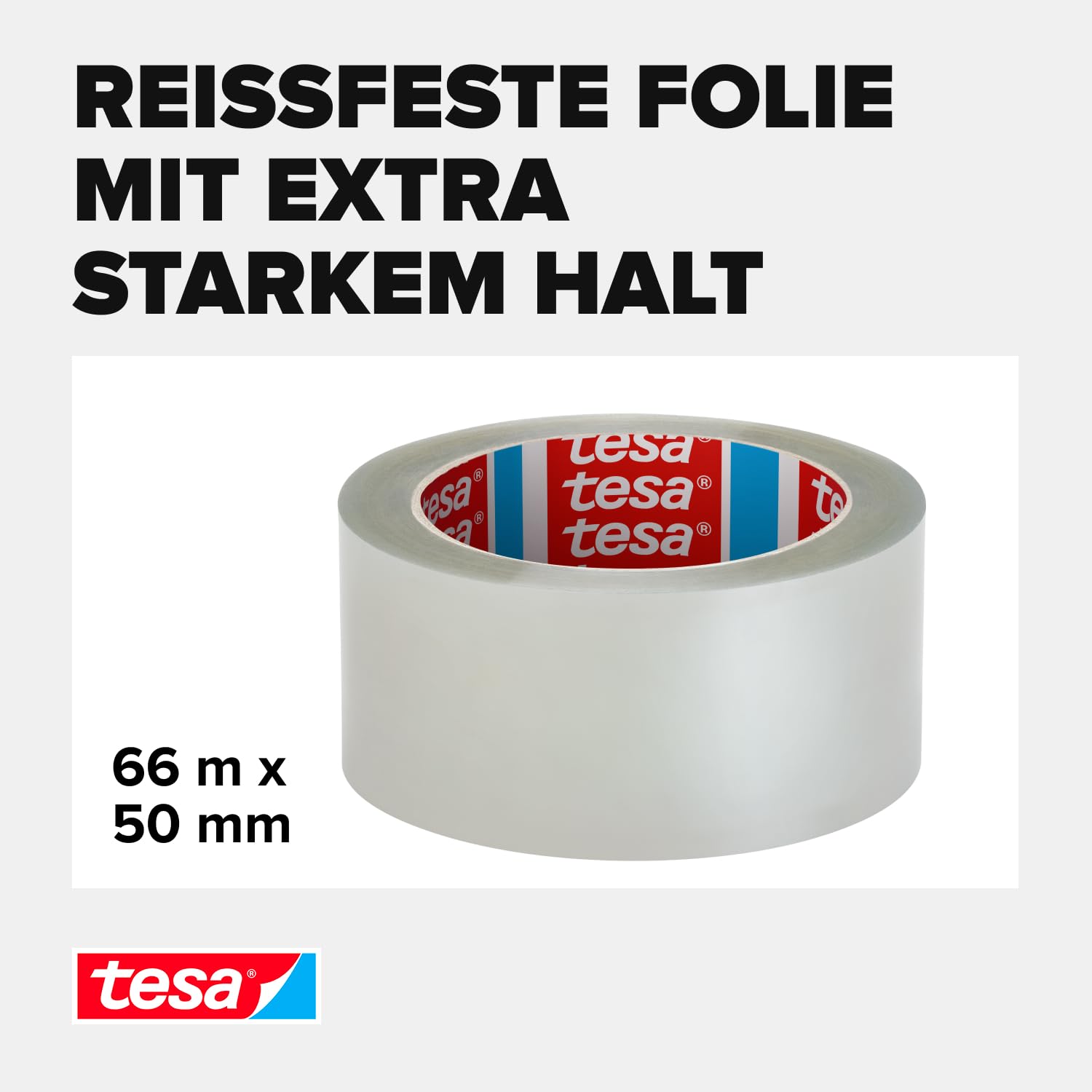 tesa-tesapack-ultra-strong-recycled-packband-66-m-x-50-mm-transparent image 4