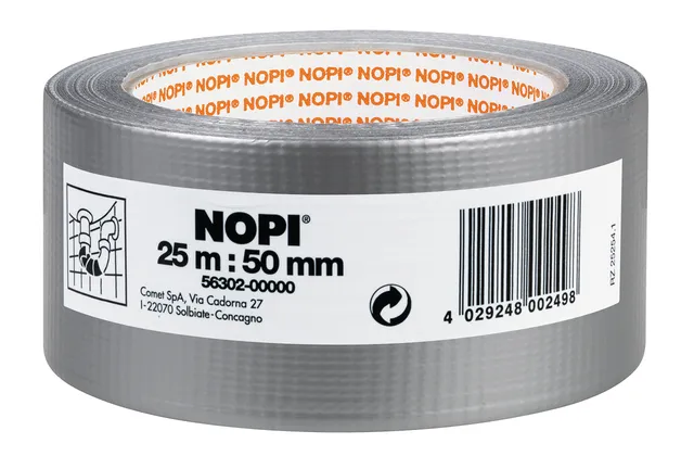 tesa-nopi-reparaturband-silber-25-m-x-50-mm-gewebeband image 1
