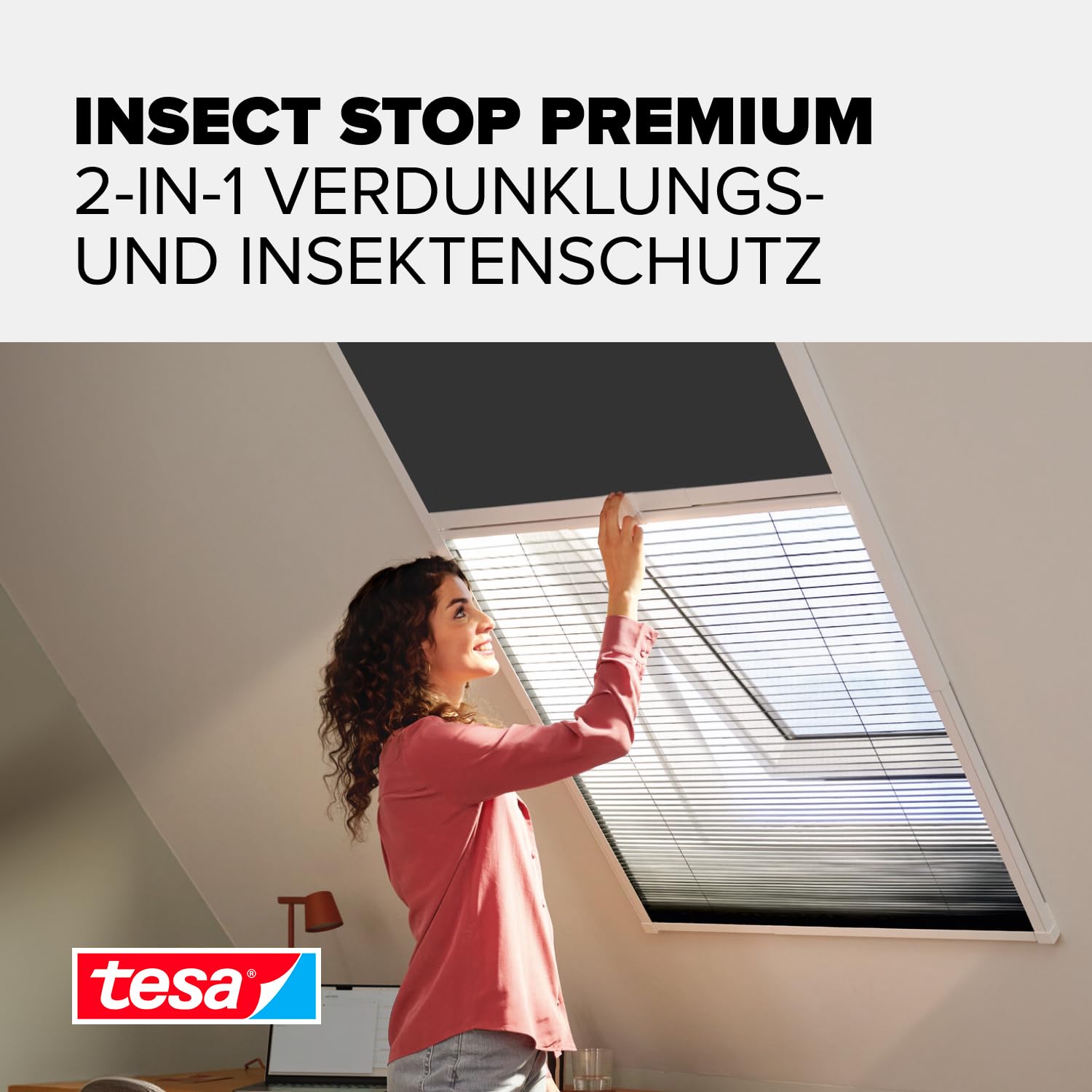 tesa-insect-stop-2-in-1-verdunklungs-und-insektenschutzplissee-premium-f-r-dachf image 3