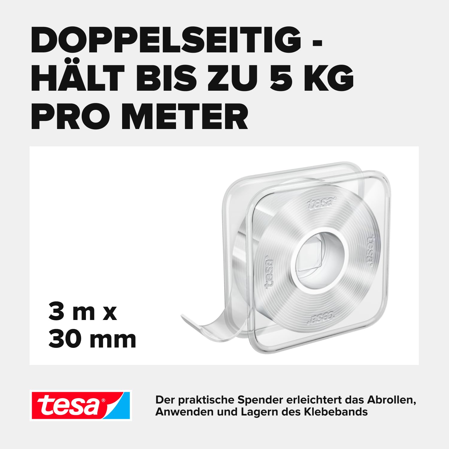 tesa-universal-nano-tape-transparentes-doppelseitiges-klebeband-3-m-x-30-mm image 3