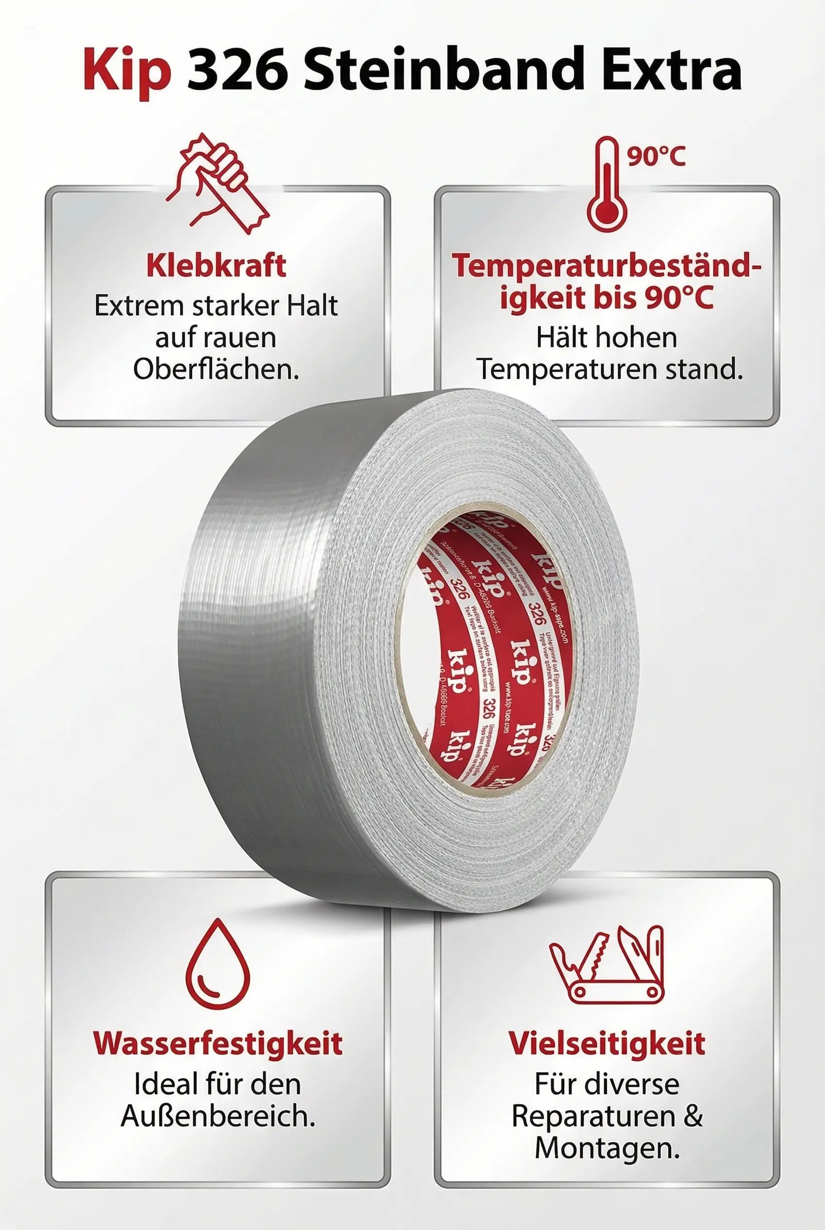 kip-steinband-326-silber-panzertape-48-mm-x-50-m image 4
