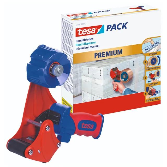 tesa-tesapack-handabroller-premium-paketbandabroller image 1