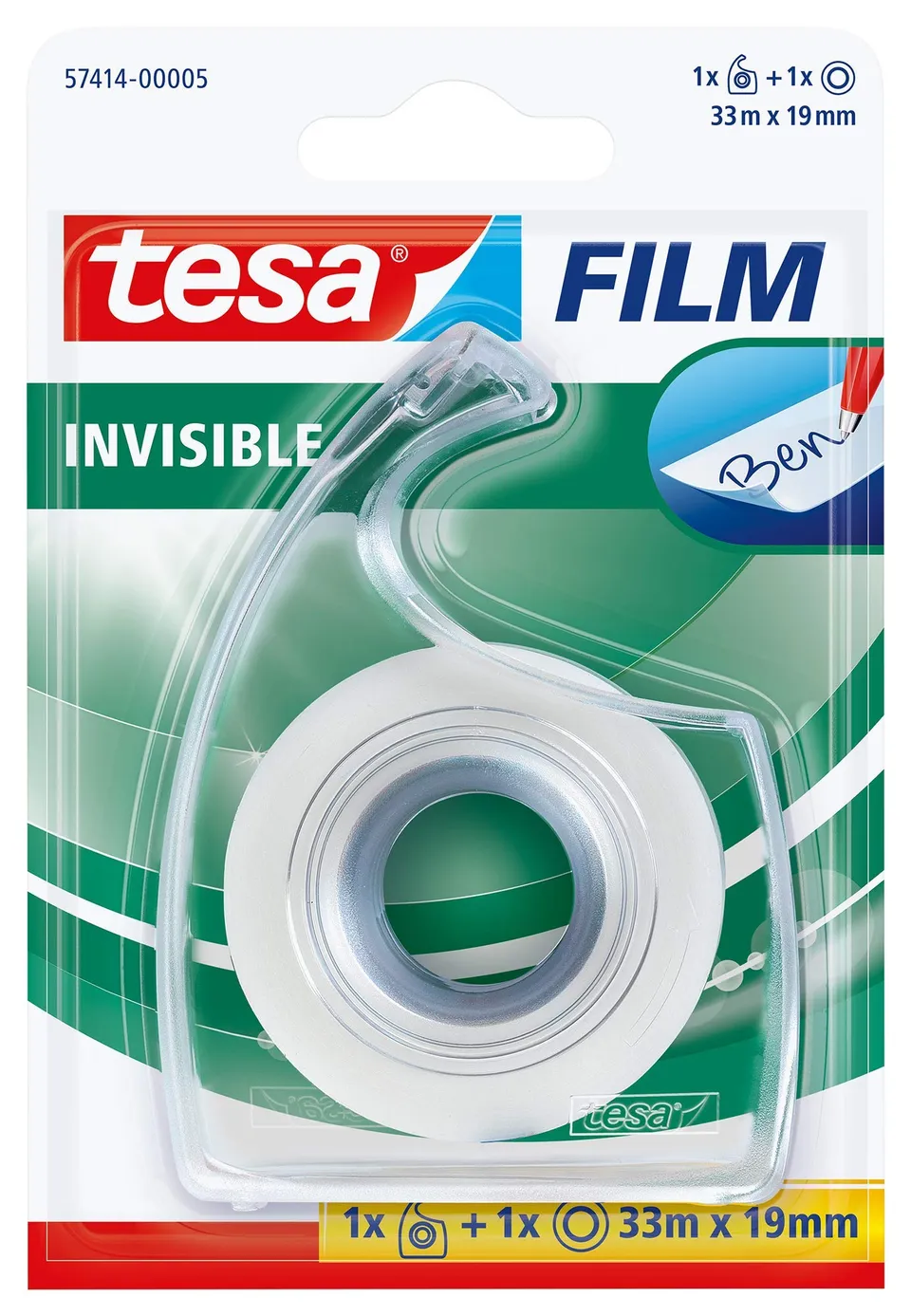 tesa-easy-cut-handabroller-tesafilm-invisible-transparent image 1