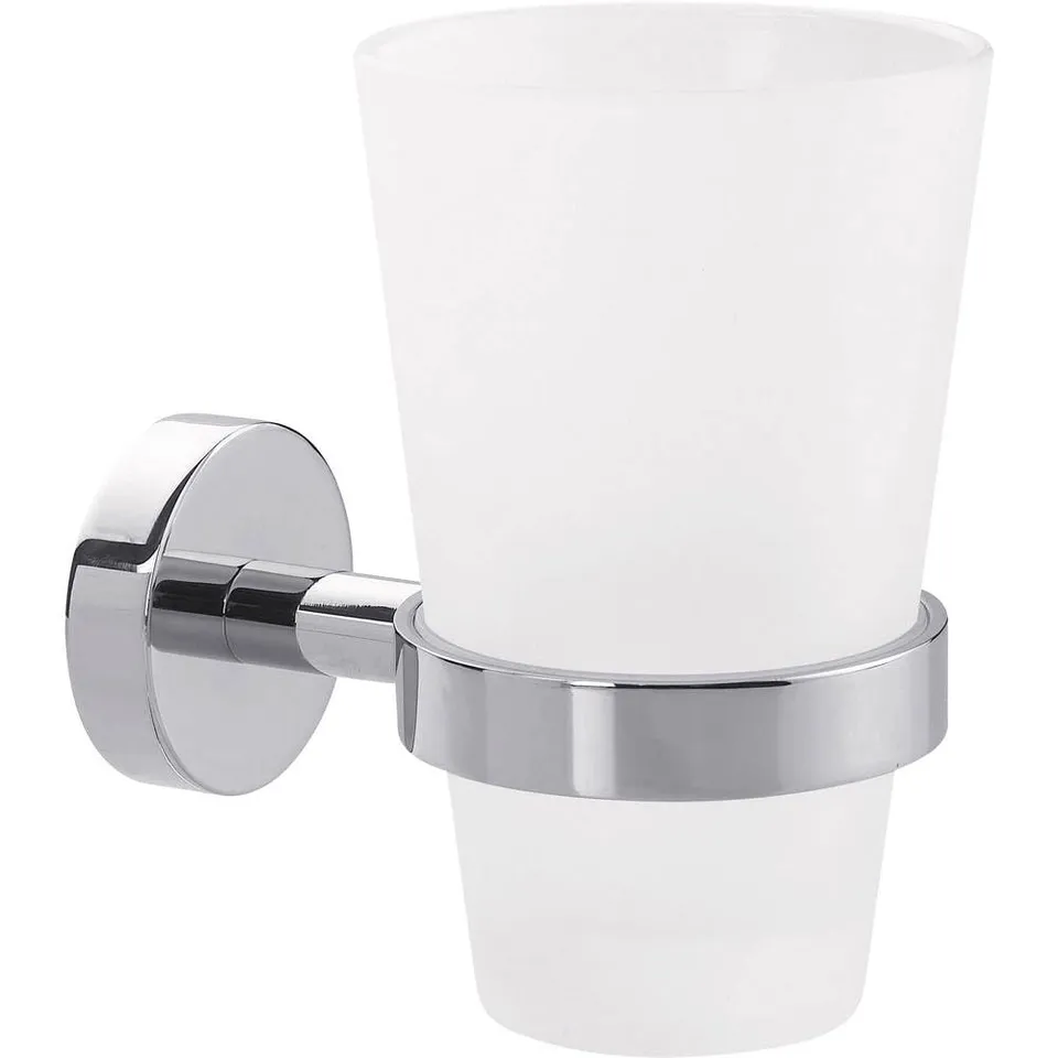 tesa-smooz-zahnputzbecher-mit-halterung-80-x-125-x-115-mm image 1