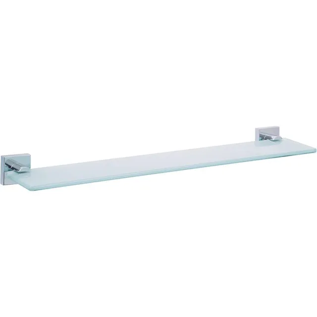 tesa-ekkro-glasablage-600-mm-x-120-mm-satiniertes-glas-chrom image 1