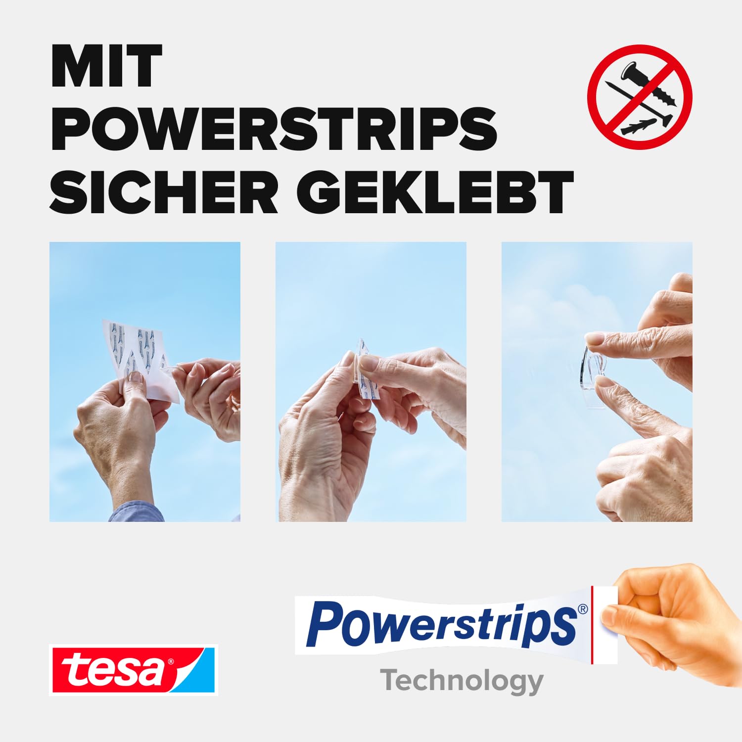 tesa-powerstrips-deco-haken-small-transparent-5x-haken-bis-200-g image 4