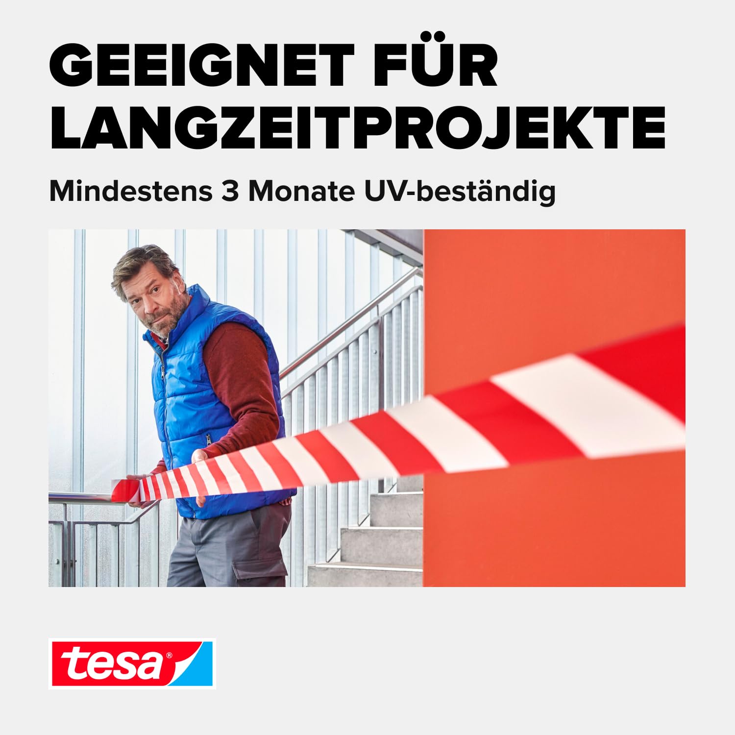 tesa-signal-absperrband-4er-pack-100-m-x-80-mm-rot-wei-nicht-klebend image 4