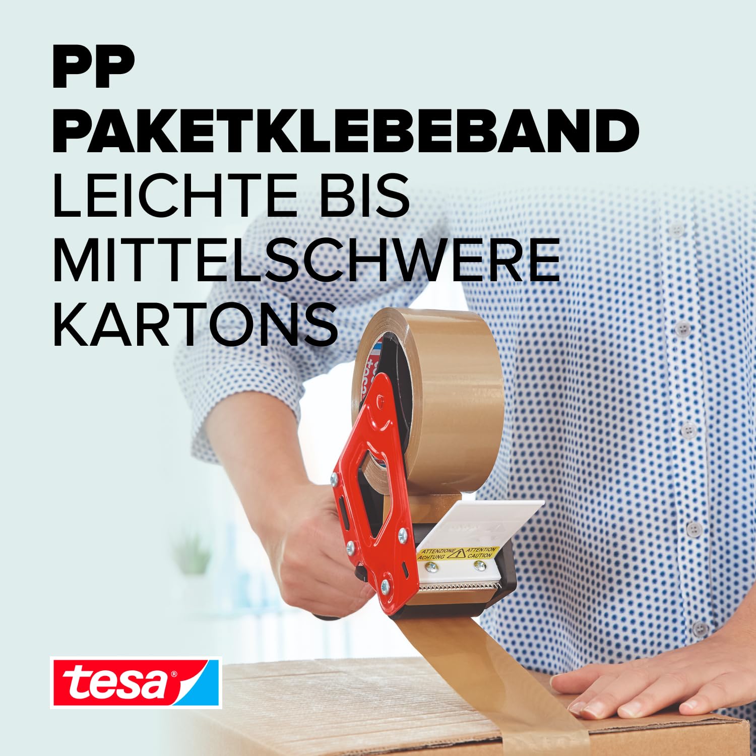 tesa-tesapack-4280-pp-paketklebeband-66-m-x-50-mm-braun-6-rollen image 2