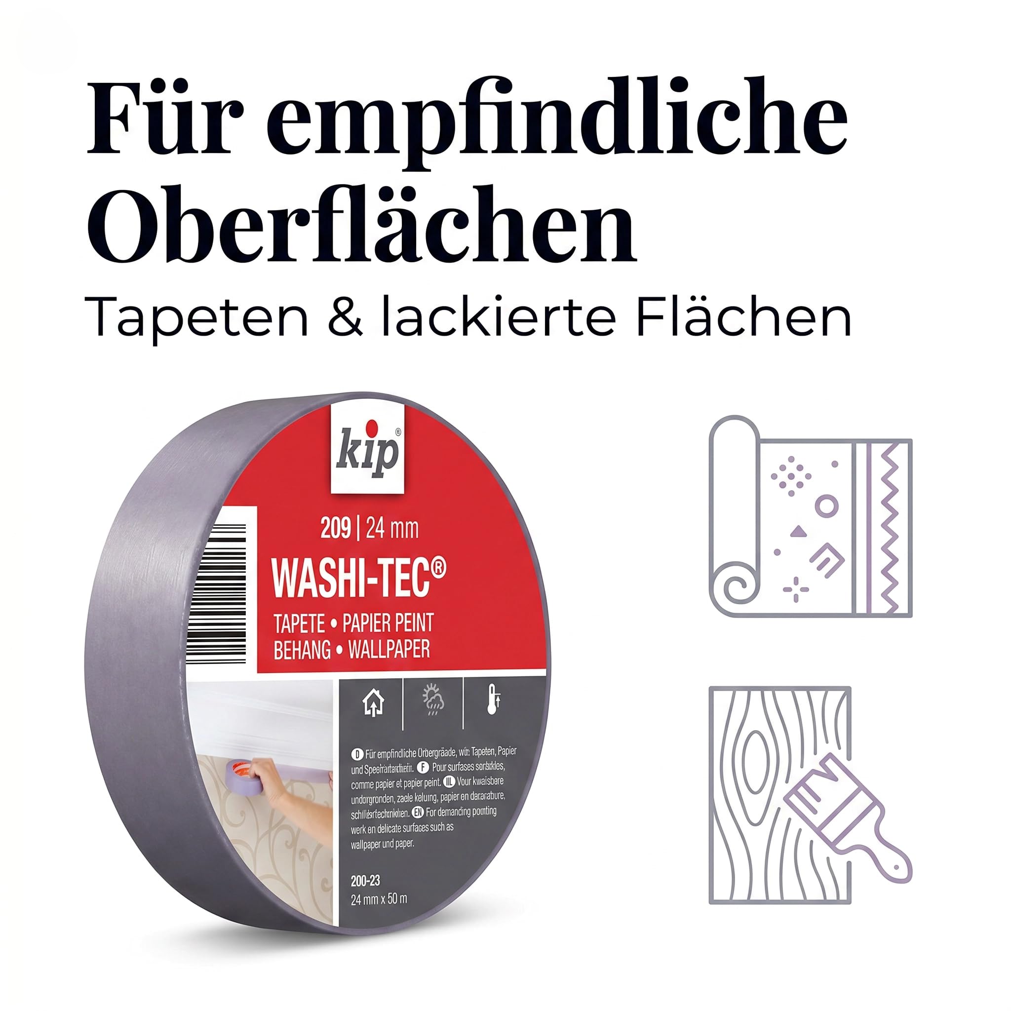 kip-209-23-washi-tec-abdeckband-24-mm-x-50-m-lila image 6