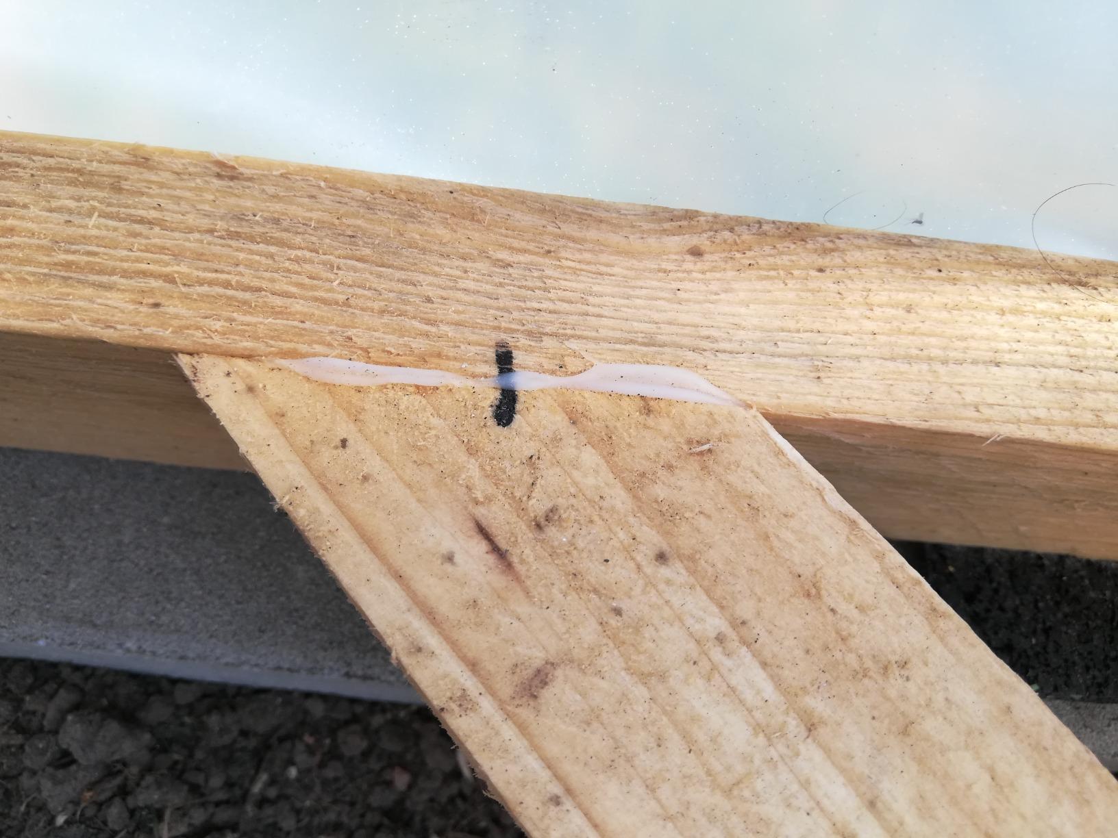 Terrassenzaun repariert