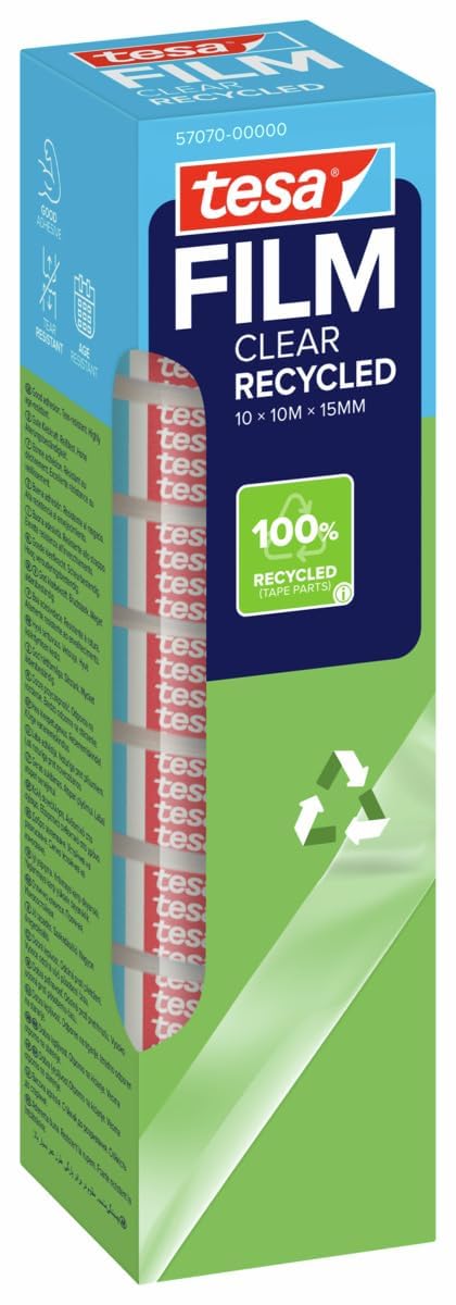 tesa-tesafilm-clear-recycled-transparent-10-m-x-15-mm-10-st-ck image 1