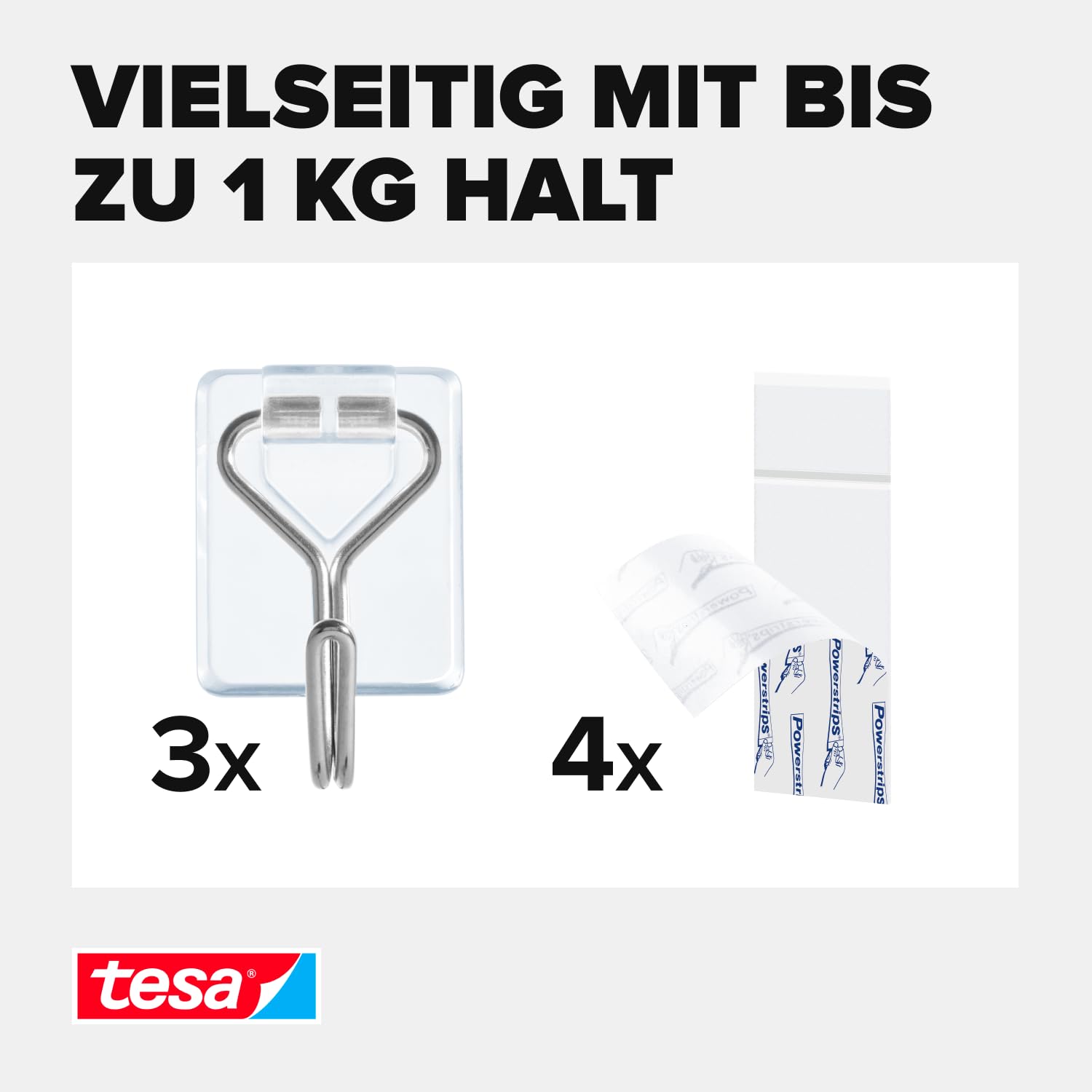 tesa-powerstrips-klebehaken-small-transparent-3-haken-4-strips image 3