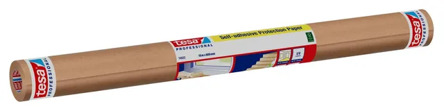 tesa-selbstklebendes-schutzpapier-10-m-x-60-cm-1-rolle-aus-recyclingpapier image 1