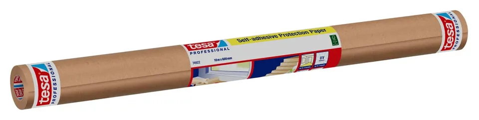 tesa-selbstklebendes-schutzpapier-10-m-x-60-cm-1-rolle-aus-recyclingpapier image 1