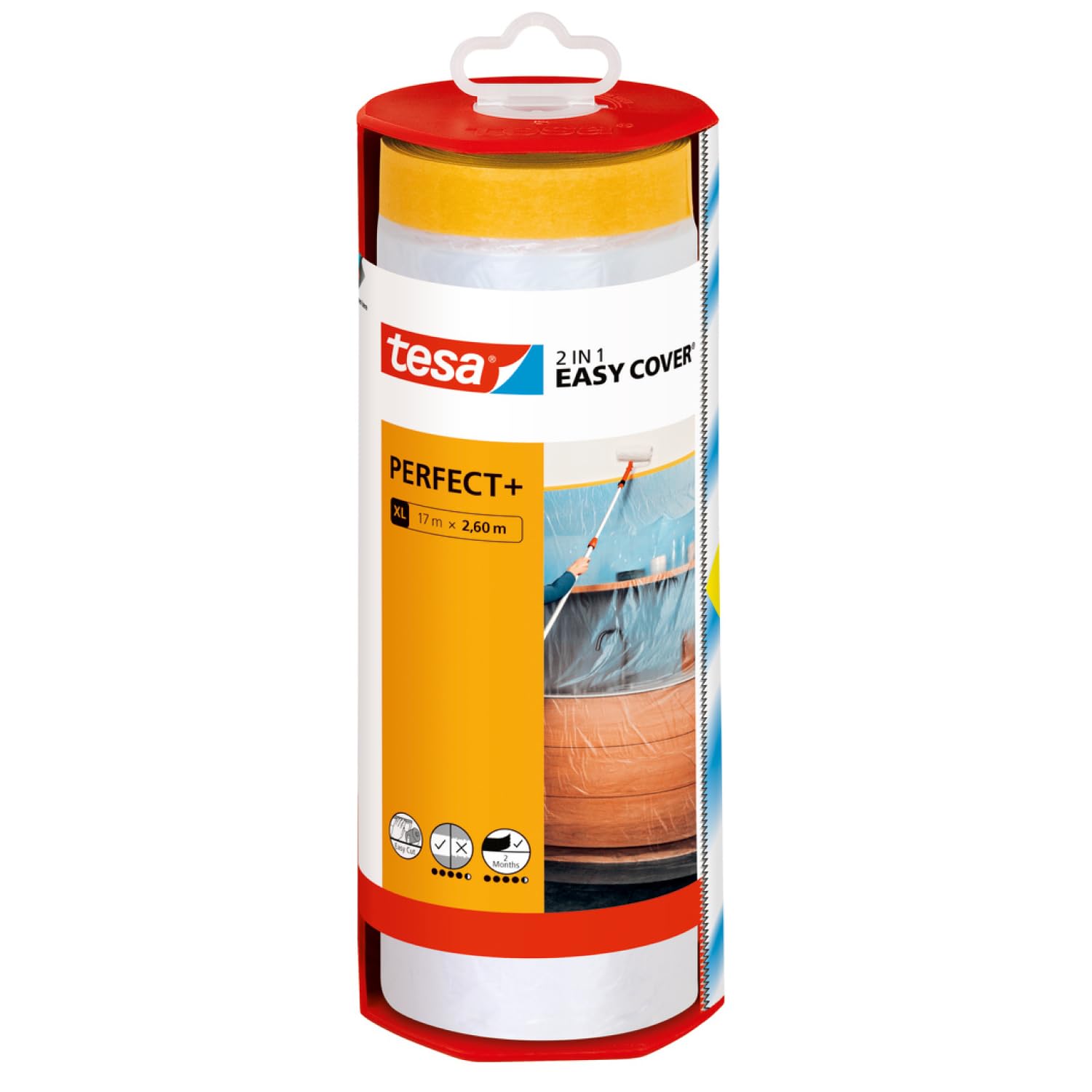 tesa-easy-cover-perfect-dispenser-xl-2in1-malerfolie-mit-washi-krepp-33-m-x-0-55 image 8