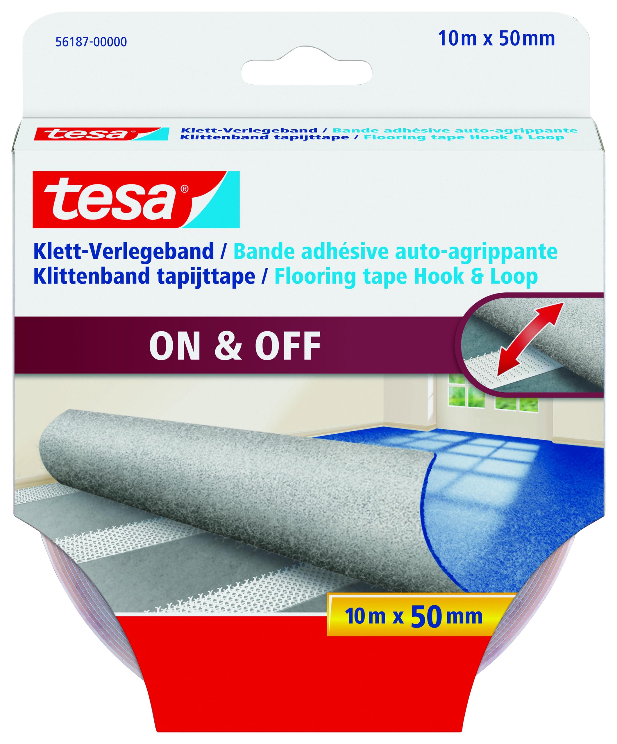 tesa-klett-verlegeband-on-off-transparent-25-m-x-50-mm image 8