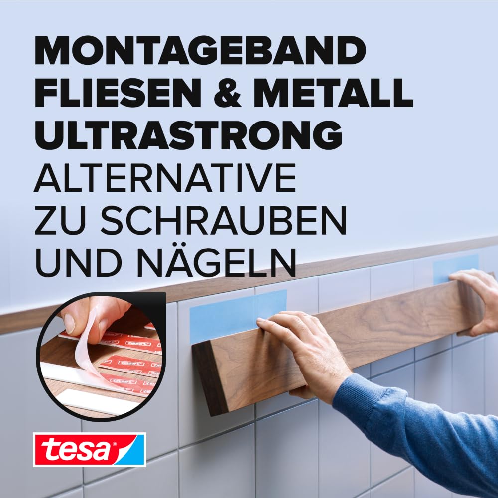 tesa-powerbond-montageband-fliesen-metall-extra-stark-1-5-m-x-19-mm image 2