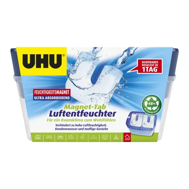 uhu-luftentfeuchter-original-mit-nachffcll-tabs-2x450g-gegen-feuchtigkeit-und-sc image 1